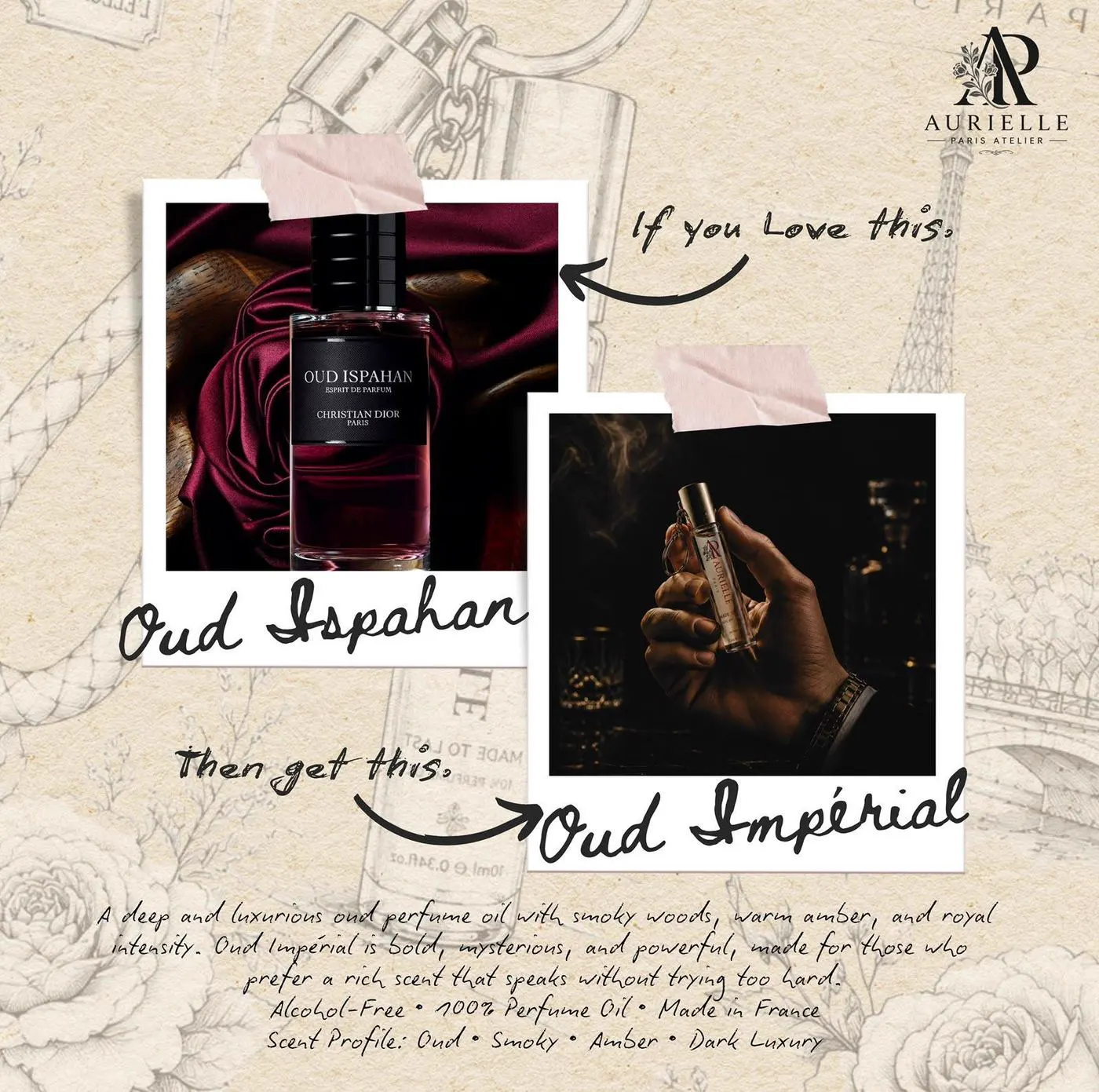 Oud Impérial 香水油實拍 — If you love Dior Oud Ispahan