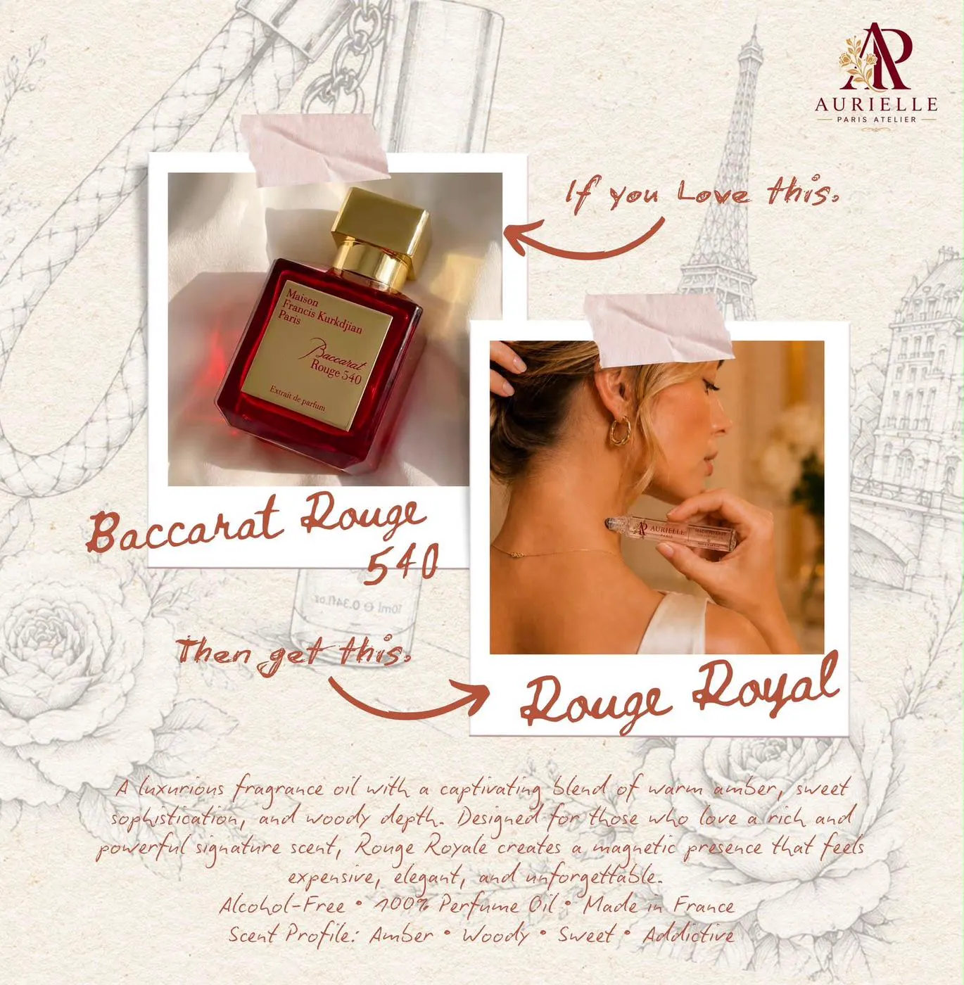Rouge Royal 香水油實拍 — If you love Maison Francis Kurkdjian Baccarat Rouge 540